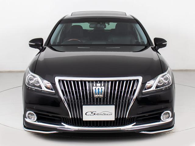 クラウンマジェスタ Fバージョン 禁煙/サンルーフ/黒本革/プレミアムSS/OP18AW /フルエアロ/BSM/プリクラッシュセーフティー/レーダークルーズ/アダプティブハイビーム/後席リクライニング/イージークロージャー(13枚目)