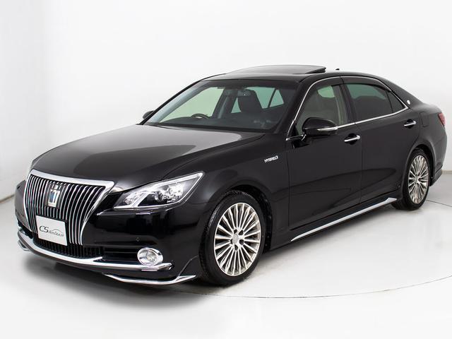 クラウンマジェスタ Fバージョン 禁煙/サンルーフ/黒本革/プレミアムSS/OP18AW /フルエアロ/BSM/プリクラッシュセーフティー/レーダークルーズ/アダプティブハイビーム/後席リクライニング/イージークロージャー(14枚目)