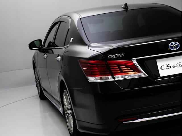 クラウンマジェスタ Fバージョン 後期型(禁煙車)(黒本革シート)(オプション18インチアルミ)(フルエアロ)(セーフティセンス)衝突軽減ブレーキ 踏み間違い防止機能 車線逸脱抑制LDA BSM アダプティブハイビーム 後席VIP仕様(28枚目)