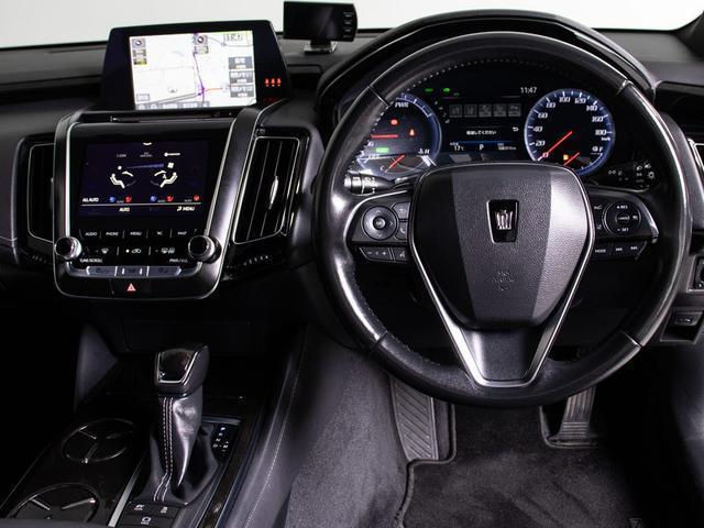 クラウンハイブリッド Ｇ－エグゼクティブ　後期／黒革／プレミアムサウンド／３６０度カメラ／ＨＵＤ／ＢＳＭ／パノラミックビューモニター／後席ＶＩＰ／シートエアコン／シートヒーター／パーキングアシスト／車線逸脱防止／衝突軽減ブレーキ（31枚目）