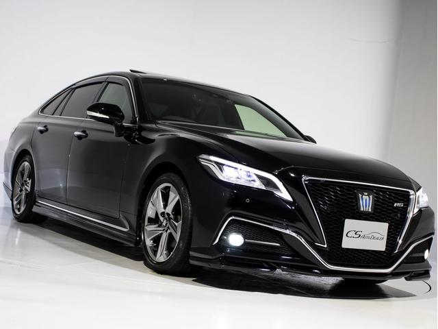 クラウンハイブリッド ＲＳアドバンス　（サンルーフ）（セーフティセンス）（黒革）（記録簿４枚）（フルエアロ）（衝突軽減）（踏み間違い防止機能）（ＬＴＡ）（レーダークルーズ）（アダプティブハイビーム）（シーケンシャルウィンカー）（ＳＤナビ）（17枚目）