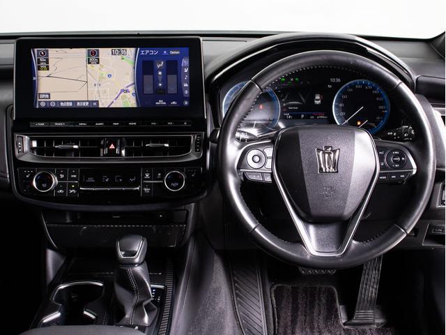 クラウンハイブリッド ＲＳアドバンス　後期型（サンルーフ）（黒本革シート）（パノラミックビューモニター）（セーフティセンス）（デジタルインナーミラー）（フルエアロ）シーケンシャルウィンカー　衝突軽減　踏み間違い防止　車線逸脱抑制ＬＴＡ（36枚目）