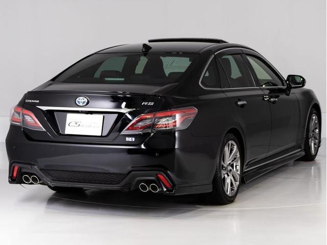 クラウンハイブリッド ＲＳアドバンス　後期型（法人ワンオーナー）（サンルーフ）（黒本革シート）（パノラミックビューモニター）（セーフティセンス）衝突軽減ブレーキ　踏み間違い防止　車線逸脱抑制ＬＴＡ　デジタルインナーミラー　オートハイビーム（21枚目）