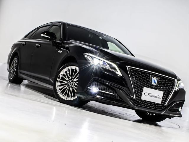 クラウンハイブリッド Ｇ－エグゼクティブ　（禁煙車）（黒本革シート）（パノラミックビューモニター）（デジタルインナーミラー）（トヨタセーフティパッケージプラス）衝突軽減ブレーキ　踏み間違い防止機能　車線逸脱抑制ＬＴＡ　レーダークルーズ（21枚目）