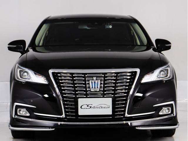 クラウンハイブリッド ロイヤルサルーン　後期型（トヨタセーフティセンス）（フルエアロ）（レイズ２０インチアルミ）（衝突軽減ブレーキ）（踏み間違い防止機能）（車線逸脱抑制ＬＤＡ）レーダークルーズ　オートマチックハイビーム　Ｂｌｕｅｔｏｏｔｈ（14枚目）