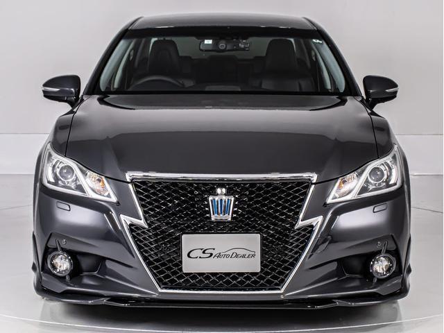 クラウンハイブリッド アスリートＧ　（オートサロン出展モデル）（ドラバイトグレーカスタム）（禁煙車）（黒本革シート）（新品２０インチアルミ）（新品タイヤ）（フルエアロ）クリアランスソナー　アダプティブハイビーム　Ｂｌｕｅｔｏｏｔｈ対応（8枚目）