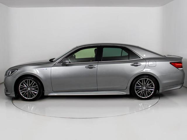 クラウンハイブリッド アスリートS (オプション18インチアルミ)(黒本革)(点検記録簿14枚)(ジャパンカラー白夜)(フルエアロ)(シートヒーター)(エアシート)(オートクルーズ)(SDマルチナビ)(レギュラーガソリン仕様)(13枚目)