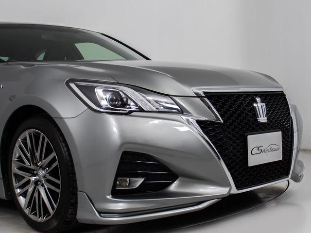 クラウンハイブリッド アスリートS (オプション18インチアルミ)(黒本革)(点検記録簿14枚)(ジャパンカラー白夜)(フルエアロ)(シートヒーター)(エアシート)(オートクルーズ)(SDマルチナビ)(レギュラーガソリン仕様)(19枚目)