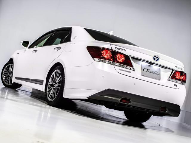 クラウンハイブリッド アスリートＧ　（サンルーフ）（黒本革シート）（オプション１８インチアルミ）（クリアランスソナー）エアシート＆シートヒーター　アダプティブハイビーム　Ｂｌｕｔｏｏｔｈ　レギュラーガソリン仕様　シートメモリー　ＨＤＤ（20枚目）