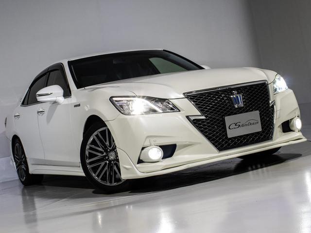 クラウンハイブリッド アスリートＳ　（黒本革シート）（オプション１８インチアルミ）（フルエアロ）（記録簿７枚）（クリアランスソナー）ＨＤＤマルチ　Ｂｌｕｅｔｏｏｔｈ対応　レギュラーガソリン仕様　シート＆ステアリングヒーター　記録簿７枚（17枚目）