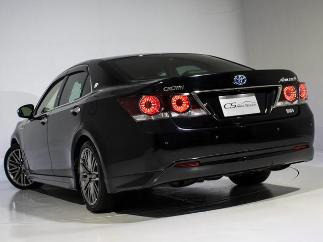 クラウンハイブリッド アスリートＳ　Ｊ－フロンティアリミテッド　後期型（禁煙車）（特別仕様社）（オプション１８インチアルミ）（新品タイヤ）（フルエアロ）トヨタセーフティセンス　衝突軽減ブレーキ　踏み間違い防止機能　車線逸脱抑制機能ＬＤＡ　オートハイビーム　ＳＤナビ（18枚目）