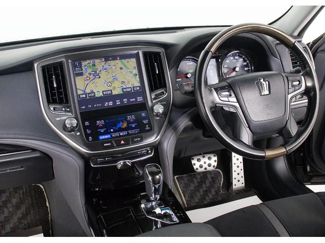 クラウンハイブリッド アスリートＳ　Ｊ－フロンティアリミテッド　（最終後期型）（セーフティセンス）（フルエアロ）（オプション１８インチアルミホイール）（ハーフレザー）（ウッドコンビハンドル）（アルミペダル）（レーダークルーズ）（プリクラッシュ）（ＳＤマルチナビ）（22枚目）