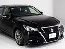 クラウンハイブリッド アスリートＳ　後期型（禁煙車）（黒本革シート）（オプション１８インチアルミホイール）（フルエアロ）ＳＤナビ　Ｂｌｕｅｔｏｏｔｈ対応　レギュラーガソリン仕様　シートヒーター　ステアリングヒーター　スパッタリングアルミ（5枚目）