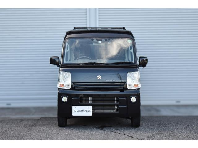 エブリイ ジョインターボ　岡モータース　ミニチュアクルーズＳＶ　１オーナー　禁煙車　ナビＤＴＶ　Ｂカメラ　ソーラーパネル＆走行充電　サブバッテリー　電子レンジ　外部１００Ｖ入出力　ＤＶＤ内蔵後部モニター　遮光カーテン（2枚目）