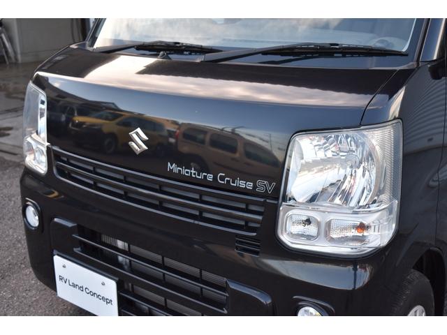 エブリイ ジョインターボ　岡モータース　ミニチュアクルーズＳＶ　１オーナー　禁煙車　ナビＤＴＶ　Ｂカメラ　ソーラーパネル＆走行充電　サブバッテリー　電子レンジ　外部１００Ｖ入出力　ＤＶＤ内蔵後部モニター　遮光カーテン（26枚目）