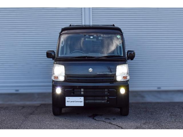 エブリイ ジョインターボ　岡モータース　ミニチュアクルーズＳＶ　１オーナー　禁煙車　ナビＤＴＶ　Ｂカメラ　ソーラーパネル＆走行充電　サブバッテリー　電子レンジ　外部１００Ｖ入出力　ＤＶＤ内蔵後部モニター　遮光カーテン（27枚目）