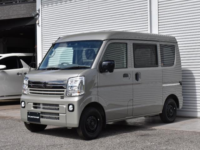 エブリイ ジョインターボ　展示車　岡モータース　ミニチュアＢＯＸ　４ＷＤ　ターボ　両側電動スライドドア　１２Ｖクーラー　外部１００Ｖ　遮光カーテン　断熱加工　サッシ網戸　ホイールカラー変更　バックアイカメラ（7枚目）