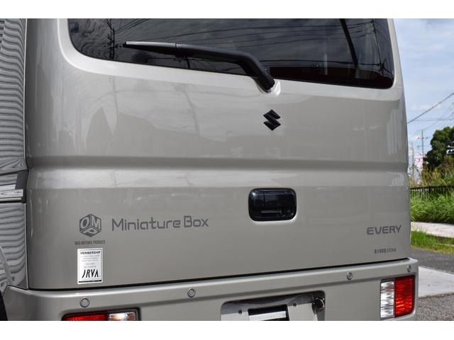 エブリイ ジョインターボ　展示車　岡モータース　ミニチュアＢＯＸ　４ＷＤ　ターボ　両側電動スライドドア　１２Ｖクーラー　外部１００Ｖ　遮光カーテン　断熱加工　サッシ網戸　ホイールカラー変更　バックアイカメラ（18枚目）