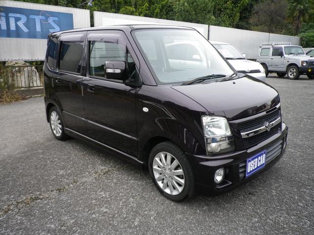 ワゴンR RR-Sリミテッド インタークーラーターボ ABS スマートキー CDプレイヤー FM/AMラジオ フォグランプ オートエアコン 純正エアロ 純正14インチアルミ 本革ステアリング(2枚目)