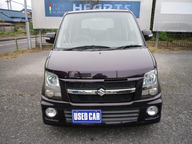 ワゴンR RR-Sリミテッド インタークーラーターボ ABS スマートキー CDプレイヤー FM/AMラジオ フォグランプ オートエアコン 純正エアロ 純正14インチアルミ 本革ステアリング(3枚目)