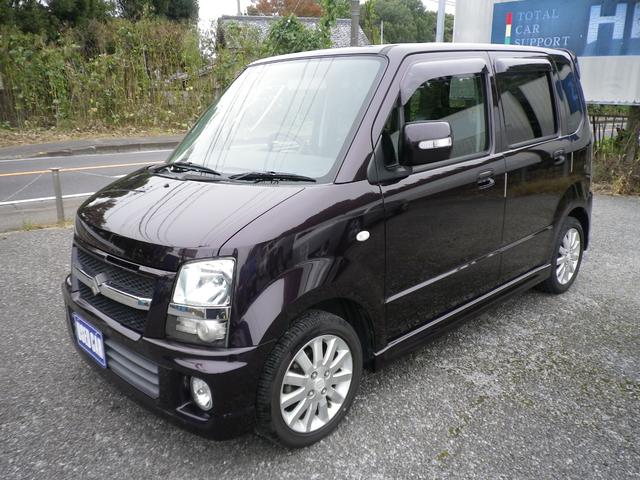 ワゴンR RR-Sリミテッド インタークーラーターボ ABS スマートキー CDプレイヤー FM/AMラジオ フォグランプ オートエアコン 純正エアロ 純正14インチアルミ 本革ステアリング(4枚目)