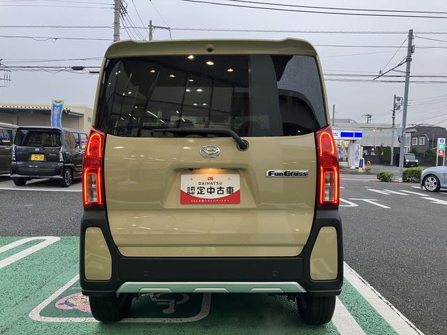 タント ファンクロスターボ 7インチ純正ナビ 前後ドラレコ ETC 保証 新車保証・まごころ保証 1年間・走行距離無制限付き 7インチ純正ナビ 前後ドライブレコーダー ETC バックカメラ スマートアシスト クリアランスソナー 電動スライドドア LEDヘッドライト(6枚目)