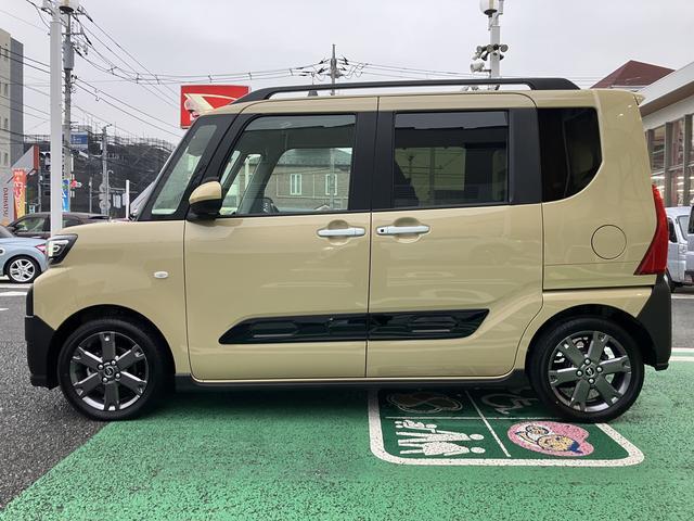 タント ファンクロスターボ 7インチ純正ナビ 前後ドラレコ ETC 保証 新車保証・まごころ保証 1年間・走行距離無制限付き 7インチ純正ナビ 前後ドライブレコーダー ETC バックカメラ スマートアシスト クリアランスソナー 電動スライドドア LEDヘッドライト(7枚目)