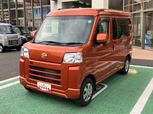 ハイゼットカーゴ クルーズターボ　カーナビ　ＥＴＣ　ドライブレコーダー　中古車保証・距離無制限、１年付き　純正７インチスタンダードナビ　バックモニター　ナビ連動前後録画ドライブレコーダー　ＥＴＣ車載器　エンジンプッシュスタート　電動格納ミラー　ハロゲンヘッドライト（9枚目）