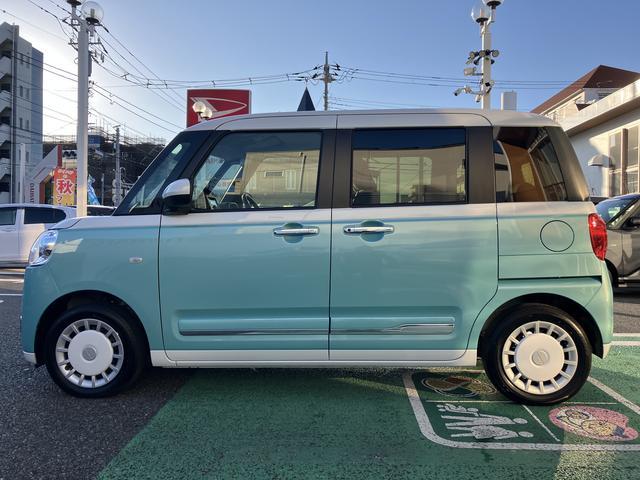 ムーヴキャンバス ストライプスＧ　フロントシートヒーター　電動サイドブレーキ　中古車保証・距離無制限、１年付き　オートライト　ＬＥＤヘッドライト　ＬＥＤフォグランプ　キーフリー　両側電動スライドドア　フロントシートヒーター　ホールド機能付き電動サイドブレーキ　カーペットマット（11枚目）