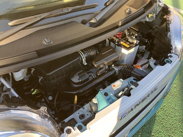 ムーヴキャンバス ストライプスＧ　フロントシートヒーター　電動サイドブレーキ　中古車保証・距離無制限、１年付き　オートライト　ＬＥＤヘッドライト　ＬＥＤフォグランプ　キーフリー　両側電動スライドドア　フロントシートヒーター　ホールド機能付き電動サイドブレーキ　カーペットマット（76枚目）