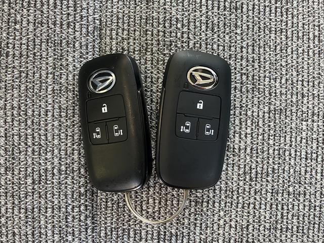 ムーヴキャンバス ストライプスＧ　フロントシートヒーター　電動サイドブレーキ　中古車保証・距離無制限、１年付き　オートライト　ＬＥＤヘッドライト　ＬＥＤフォグランプ　キーフリー　両側電動スライドドア　フロントシートヒーター　ホールド機能付き電動サイドブレーキ　カーペットマット（78枚目）