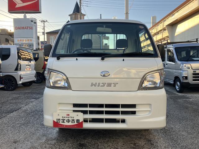 ハイゼットトラック エアコン・パワステ スペシャル 純正ラジオ 保証 まごころ保証 1年間・走行距離無制限付き ハロゲンヘッドライト 純正AM/FMラジオ ラバーマット ロングバイザー マニュアルエアコン(7枚目)