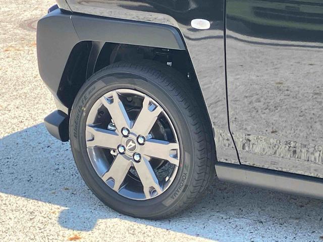 タフト Ｇターボ　ダーククロムベンチャー　届出済み未使用車　保証　新車保証・まごころ保証　１年間・走行距離無制限付き　アダプティブクルーズコントロール　キーフリーシステム　電動パーキングブレーキ　前席シートヒーター　スカイフィールトップ　ＬＥＤヘッドランプ（32枚目）