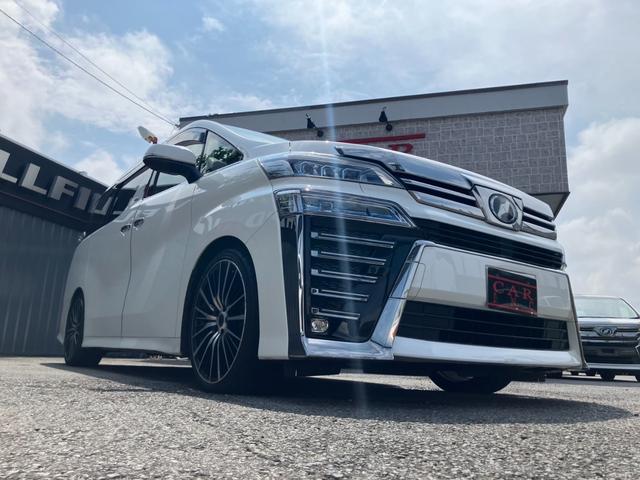 ヴェルファイア ２．５Ｚ　Ｇエディション　サンル－フ　アルパイン後席モニタ＆１１型ナビ　黒革シ－ト　Ｂカメラ　地デジ　三眼ＬＥＤヘッド　レ－ダ－クルコン　車高調　シートエアコン　両側電動スライドドア　電動リアゲート　ドラレコ　社外２０ＡＷ（62枚目）