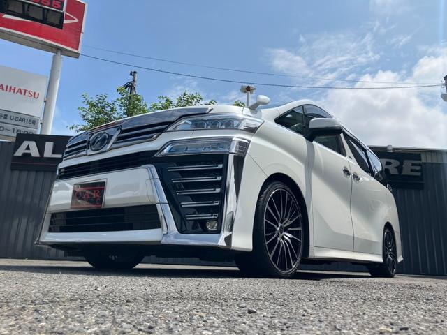 ヴェルファイア ２．５Ｚ　Ｇエディション　サンル－フ　アルパイン後席モニタ＆１１型ナビ　黒革シ－ト　Ｂカメラ　地デジ　三眼ＬＥＤヘッド　レ－ダ－クルコン　車高調　シートエアコン　両側電動スライドドア　電動リアゲート　ドラレコ　社外２０ＡＷ（65枚目）