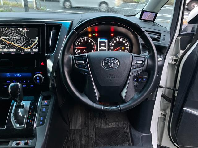 アルファード 2.5S Cパッケージ (146)後席モニタ- 黒革シート 純正大型ナビ デジタルインナーミラー フルセグTV バックカメラ シートエアコン レーダークルコン 社外21AW ETC 両側電動スライドドア 電動リアゲート(10枚目)