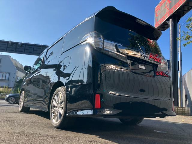 ヴェルファイア ２．５Ｚ　Ａエディション　ゴールデンアイズ　（４３）後席モニター　純正１０型ナビ　フルセグＴＶ　バックカメラ　両側電動スライドドア　電動リアゲート　ハーフレザーシート　ＡＣ１００Ｖ電源　ＴＶキャンセラー　ビルトインＥＴＣ　純正１８ＡＷ（52枚目）