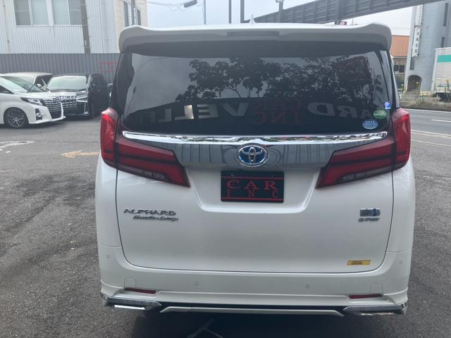 アルファードハイブリッド エグゼクティブラウンジ　サンルーフ　モデリスタエアロ　ＪＢＬサウンド　ＭＯＰ大型後席モニター　全方位カメラ　ＭＯＰ大型ナビ　１５００Ｗ電源　寒冷地仕様　デジタルインナーミラー　ＢＳＭ　ベージュ革シート　レーダークルコン（25枚目）