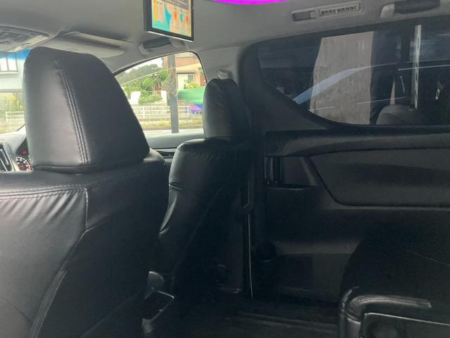 アルファード 2.5S モデリスタエアロ/マフラー アルパイン大型ナビ&後席モニター デジタルインナーミラー 両側パワスラ AC100V電源 バックカメラ 車高調 マルチフォルケッタ21インチAW LEDヘッドライト ETC(27枚目)