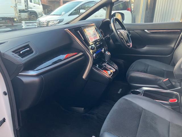 アルファード 2.5S タイプゴールド (121)フリップダウンモニター 両側パワースライドドア 純正ナビ Bluetoothオーディオ クルーズコントロール クリアランスソナー LTA PKSB PCS ステアリングスイッチ ETC(16枚目)