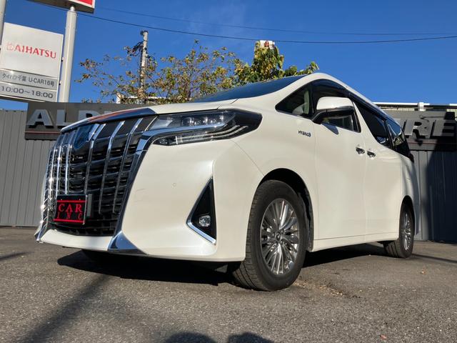 アルファードハイブリッド G Fパッケージ ワンオーナー ツインムーンルーフ フリップダウンモニター JBL 4WD 両側パワースライドドア レザーシート シートヒーター パワーバックドア パワーシート 全方位モニター フルセグ ETC(60枚目)