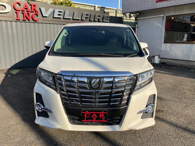 アルファード 2.5S Cパッケージ 純正大型後席モニター 純正大型ナビ 両側パワースライドドア ハーフレザーシート レーダークルコン プリクラッシュセーフティ クリアランスソナー バックカメラ フルセグ パワーバックドア ETC(10枚目)