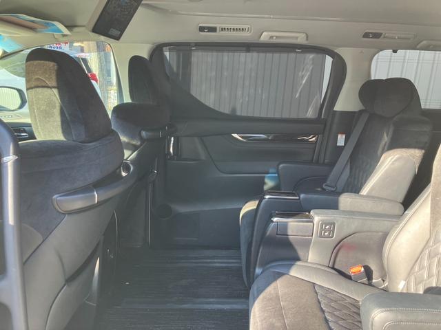 アルファード 2.5S Cパッケージ 純正大型後席モニター 純正大型ナビ 両側パワースライドドア ハーフレザーシート レーダークルコン プリクラッシュセーフティ クリアランスソナー バックカメラ フルセグ パワーバックドア ETC(23枚目)