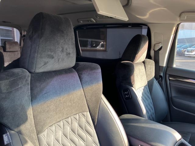 アルファード 2.5S Cパッケージ 純正大型後席モニター 純正大型ナビ 両側パワースライドドア ハーフレザーシート レーダークルコン プリクラッシュセーフティ クリアランスソナー バックカメラ フルセグ パワーバックドア ETC(38枚目)