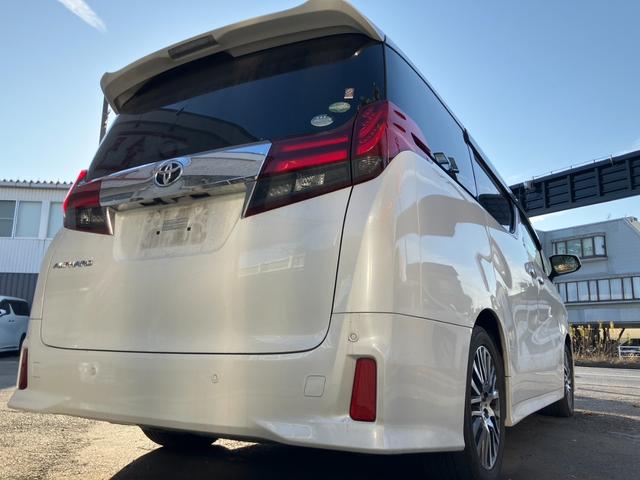 アルファード 2.5S Cパッケージ 純正大型後席モニター 純正大型ナビ 両側パワースライドドア ハーフレザーシート レーダークルコン プリクラッシュセーフティ クリアランスソナー バックカメラ フルセグ パワーバックドア ETC(60枚目)