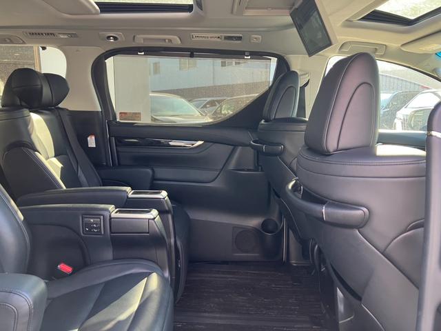 アルファード 2.5S Cパッケージ ツインムーンルーフ フリップダウンモニター ブラックレザーシート ETC 両側パワースライドドア トヨタセーフティーセンス パワーシート パワーバックドア Bluetoothオーディオ ETC(34枚目)