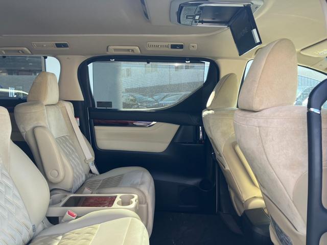 アルファード 2.5G アルパイン12.8インチ後席モニタ&10型ナビ バックカメラ 両側パワスラ プリクラッシュセーフティー レーダークルコン 寒冷地仕様 メモリ付きパワーシート LEDヘッドライト ハーフレザー ETC(28枚目)