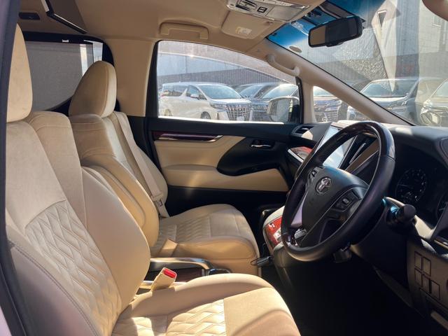 アルファード 2.5G アルパイン12.8インチ後席モニタ&10型ナビ バックカメラ 両側パワスラ プリクラッシュセーフティー レーダークルコン 寒冷地仕様 メモリ付きパワーシート LEDヘッドライト ハーフレザー ETC(33枚目)