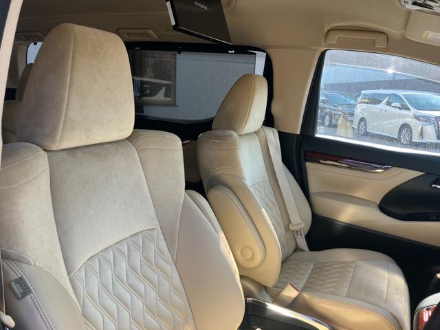 アルファード 2.5G アルパイン12.8インチ後席モニタ&10型ナビ バックカメラ 両側パワスラ プリクラッシュセーフティー レーダークルコン 寒冷地仕様 メモリ付きパワーシート LEDヘッドライト ハーフレザー ETC(34枚目)