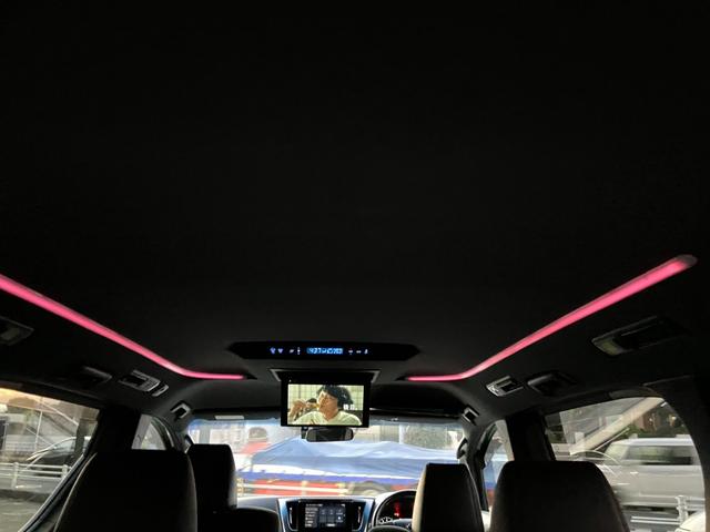 ヴェルファイア 2.5Z ゴールデンアイズ 後席モニター ディスプレイオーディオ 両側パワスラ バックモニター バックカメラ TVキャンセラー パワーバックドア フルセグTV 専用ハーフレザー 3眼ヘッドライト AC100V電源 ETC(21枚目)